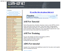 Tablet Screenshot of learn-asp.net